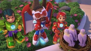 The Iron Friends and the Baby Birds