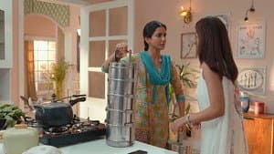Sneha sees Siddhu at Purvi's house